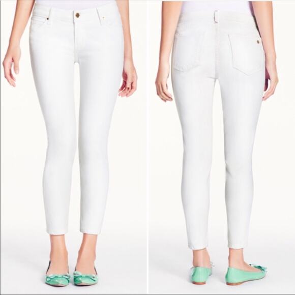 Kate Spade White Skinny Jeans (Brooke Street) - Picture 1 of 5